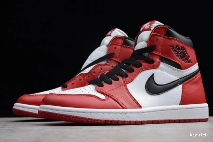 RETRO JORDAN RED AIR CHICAGO 1 OG HIGH 555088-101 1209